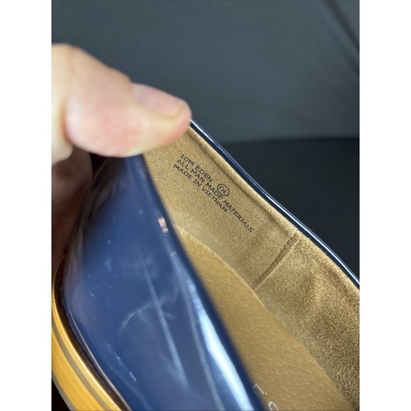 Aerosoles Women's Eden Patent Lather Loafer, Navy, Size 10 - Picture 5 of 8